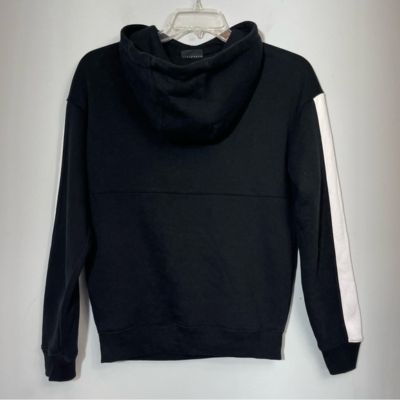 Alphalete Black Stripe Hoodie Pullover Hoodie Sweatshirt Athleisure Gym Men’s S - Picture 5 of 15